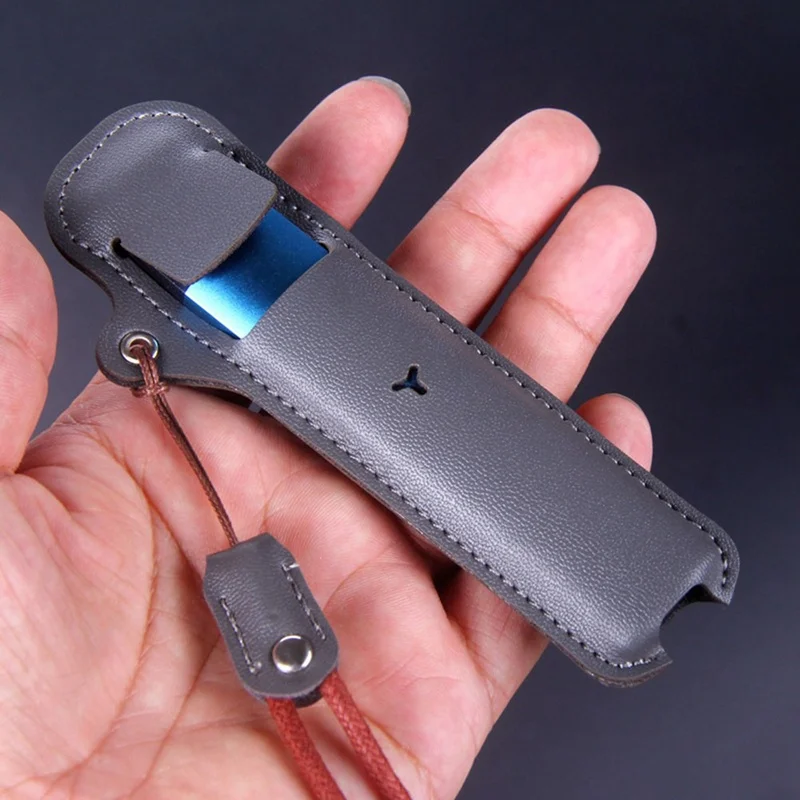

Leather Vape Pod Storage Case Lanyard Carrying Pocket Case Bag For yooz Vape Pen Small Box Electronic Cigarette Accessories