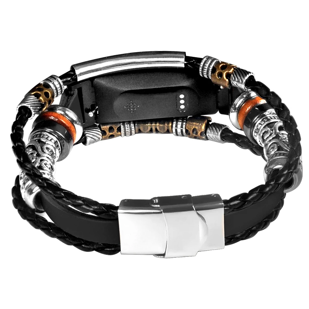Black Correa наручные часы для Fitbit Inspire/Inspire hr Band ремешок трекер активности Браслет Smartwatch Pulsera сменный ремешок для часов - Цвет: Black