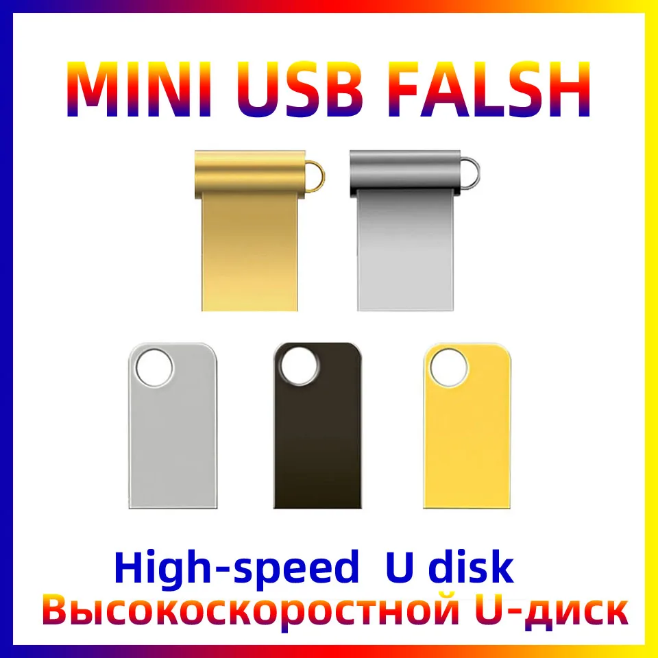 Pendrive Mini Usb Falsh, 128g, 64g, 32g, 16g, 8g, 4g, unidad de memoria, unidad Flash de alta velocidad, resistente al agua, genuino