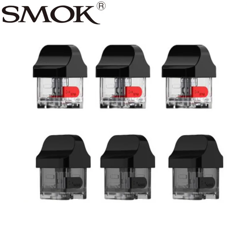 

3Pcs/Pack SMOK RPM40 Empty Pod Cartridge 4.3ml RPM Standard 4.5ml RPM Nord Pod Atomizer Tank For RPM40 Fetch Mini Pod Kit Vapor