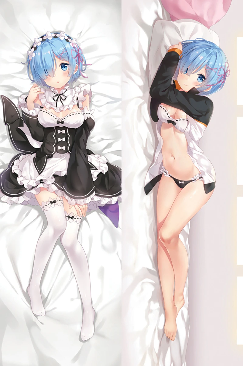 Dakimakura Anime Re Zero Rem Double Sided Print 18 Prohibited Life Size Body Pillow Dakimakura Cover Cute Naked Pillow Case Aliexpress