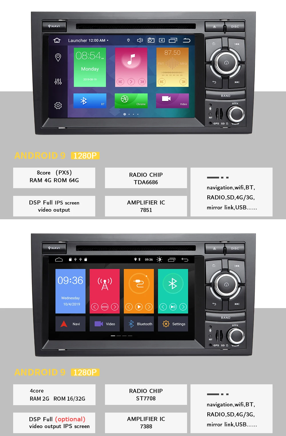 Cheap 2 Din Car Multimedia Player GPS Android 9 DVD Automotivo For Audi A4 B8 B6 B7 S4 B7 B6 RS4 B7 SEAT Exeo Quad Core RAM 4G Carplay 3 Cheap 2 Din Car Multimedia Player GPS Android 9 DVD Automotivo For Audi A4 B8 B6 B7 S4 B7 B6 RS4 B7 SEAT Exeo Quad Core RAM 4G Carplay 3