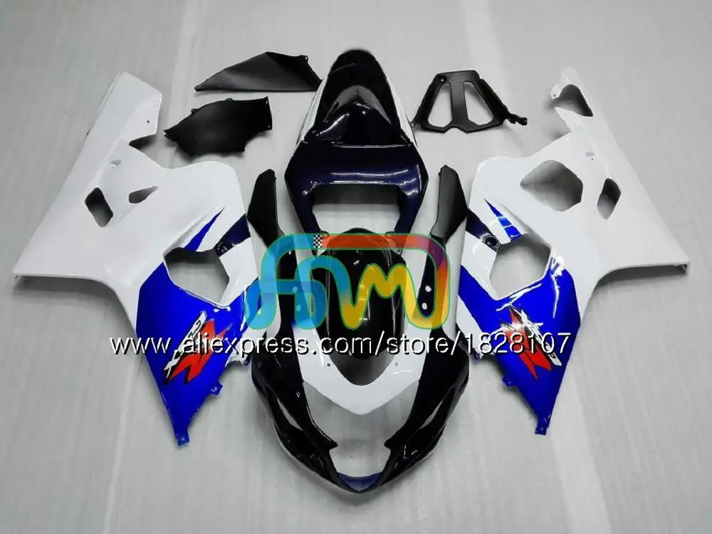 K4 средства ухода за кожей для SUZUKI GSX-R750 GSXR 600 750 R750 04 белый синий топ 05 36BS. 9 GSXR-600 GSXR600 600CC 750CC GSXR750 2004 2005 обтекатель - Цвет: No. 5