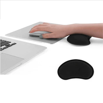 

Black Memory Foam Mouse Pillow Wrist Rest Mouse Pad 135*80*25mm Wireless Massage Mat Keyboard
