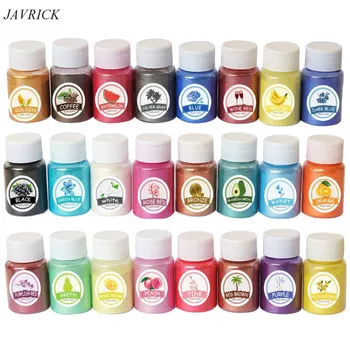 

24 Colors Mica Mineral Powder Epoxy Resin Pigment Pearlescent Pigment Colorant