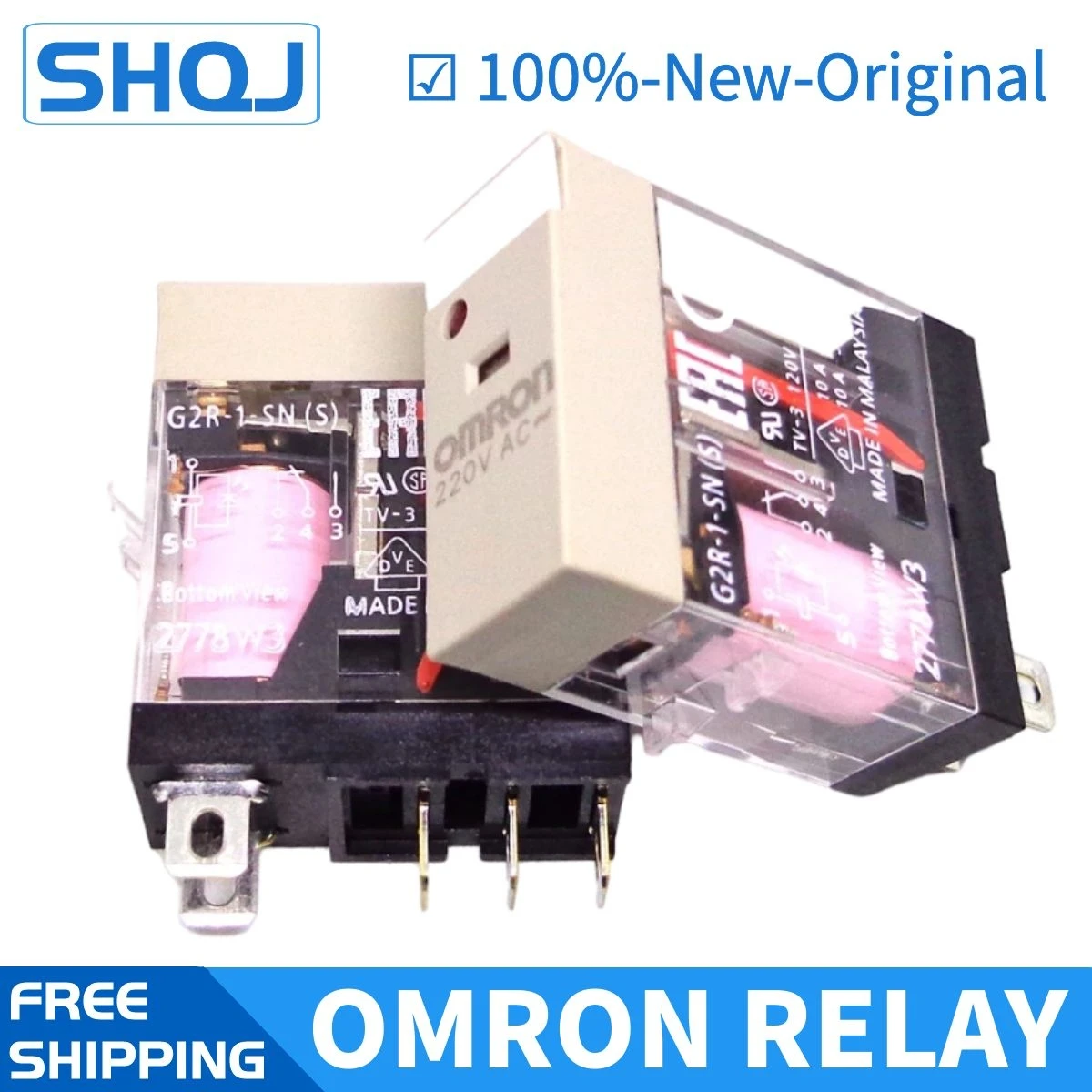 スペシャルオファ しのたけストア100個入りセット 新品純正 OMRON オムロン リレー 表面接続ソケット G2R-1-SND 24VDC  DC24V