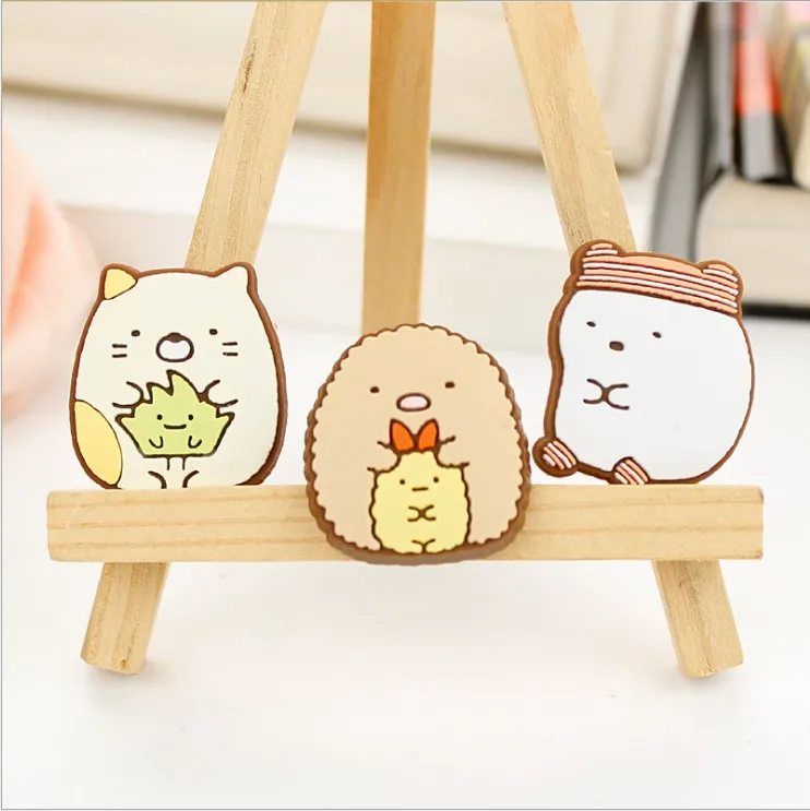 Япония Sumikkogurashi обувь цветок крест ПВХ пляжная обувь аксессуары отверстие обувь Пряжка JIbiz подарок для детей