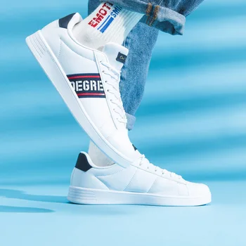 

361 men's shoes board shoes new white low top casual shoes in spring and summer