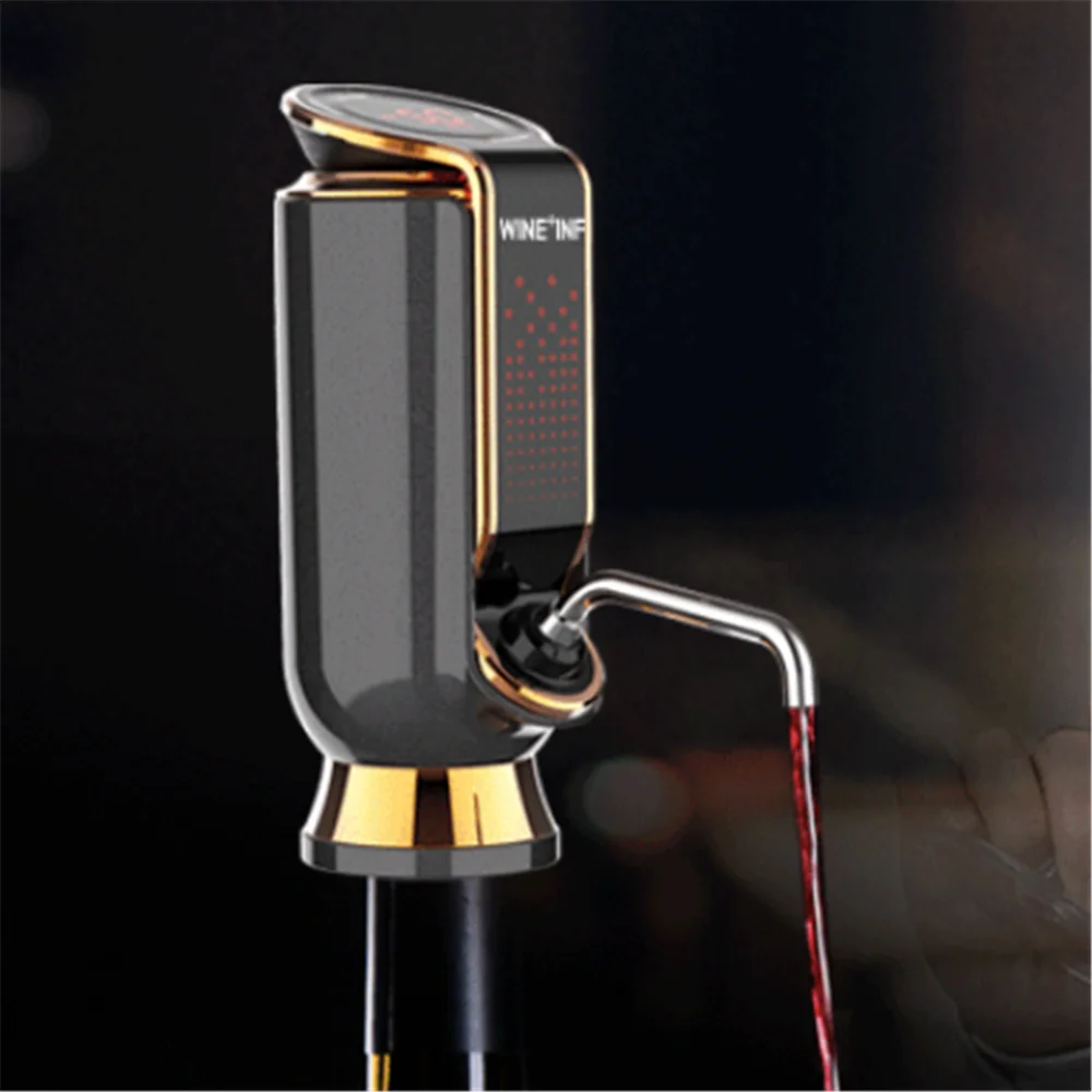 Aeratore Elettrico Per Vino Carica Usb Decanter Per Vino Dispenser Per Versatore Automatico Per Vino Pompa Decanter Per Vino Istantaneo Ossidante Per 