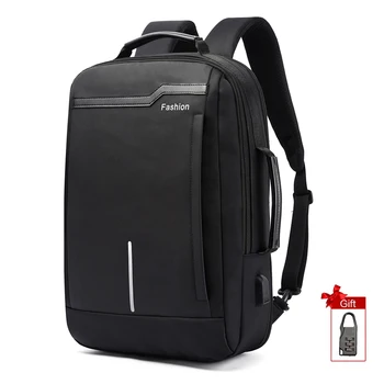 

Anti Theft Backpack Women Men Travel Laptop Bagpack 15.6 Male USB Charger Back Pack Waterproof Large Black Bag Backpacks School