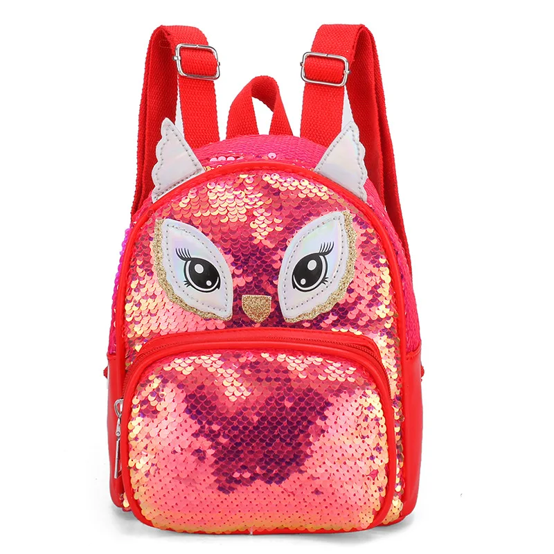 

Odd New Style Kindergarten Backpack Korean-style Cartoon Cute Children's Bags Trend Pu Sequin Parent And Child Backpack