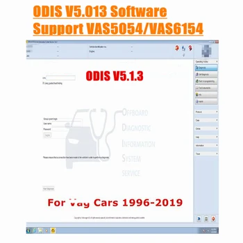 

Newset ODIS 5.13 Service Diagnostic For Cars 1996-2019 ODIS 5.1.3 Software With Video Guide Support VAS5054/VAS6154 Scanner