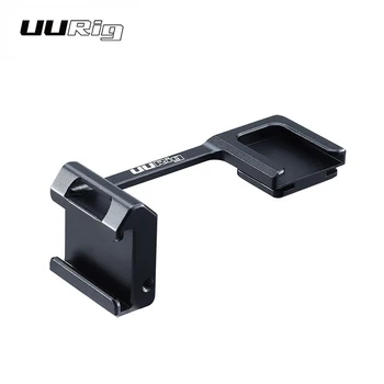 

UURig R032 Dual Cold Shoe Mount Bracket Extend Holder Support for Microphone LED Video Light for A6 Sery A6000 A6300 A6400 DSLR
