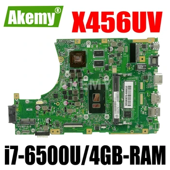 

ERILLES A456U for ASUS X456UJ X456UVK X456UB F456U X456UV laptop motherboard X456UQK mainboard test OK i7-6500u DDR4-4GB-RAM