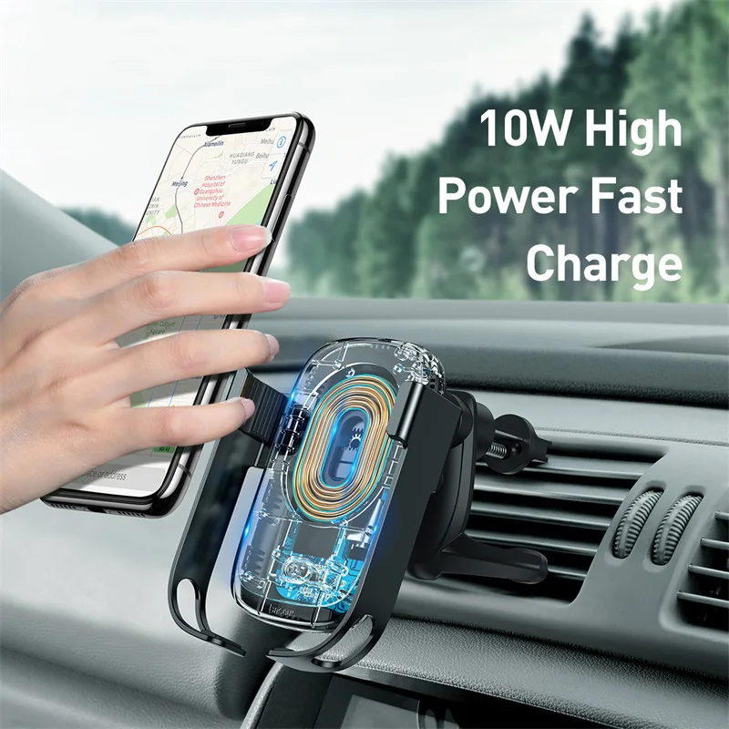 Baseus Car Wireless Charger Phone Holder in Car