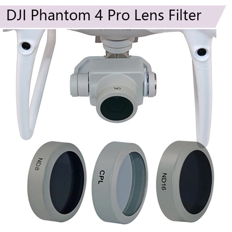 3 Professional Advanced ND4 ND8 UV CPL Lens Filter For DJI Phantom 4