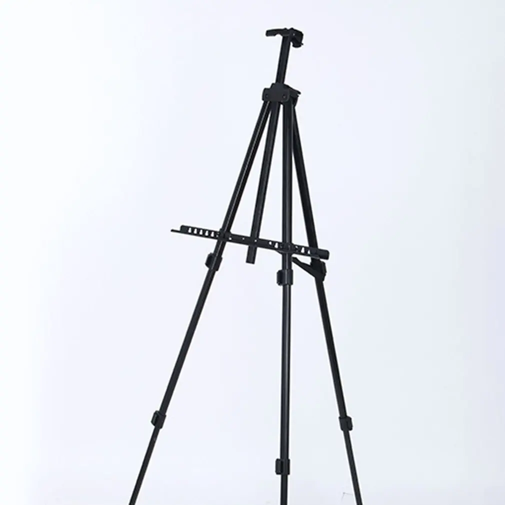 Складная металлическая демонстрационная стойка для выставки, треугольная стойка, железный мольберт, Палетка, Телескопический штатив для эскиза