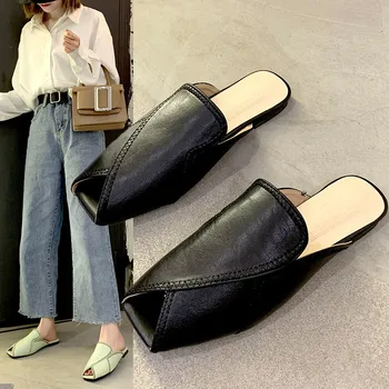 

Summer Peep Toe Low Heel Slippers Women Shoes Fashion Mules Designer Slippers Elegant Ladies Yellow Slides Slippers Female Mules