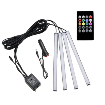 

1 Set Durable LED Lamp Wireless Controlled Lamp Atmosphere Lamp for Vehicle Car