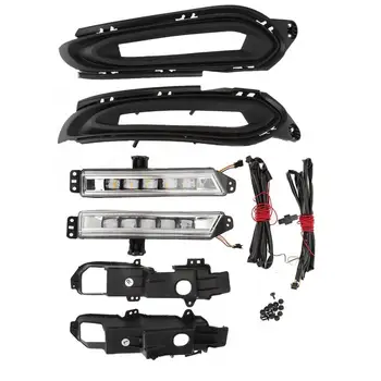 

1 Pair DC12V Car LED Waterproof Daytime Running Light Turn Signal Lamp DRL Fit for Honda HRV HR-V 2014 2015 2016 2017