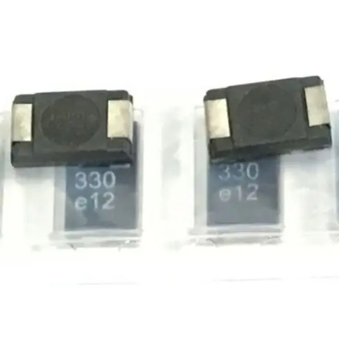 

SMD tantalum polymer capacitors 2R5TPE330M9 2.5V 330UF 100pcs