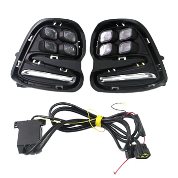 

LED DRL Turn Indicator Signal Daytime Running Fog Lights Fit for Chevy Cavalier