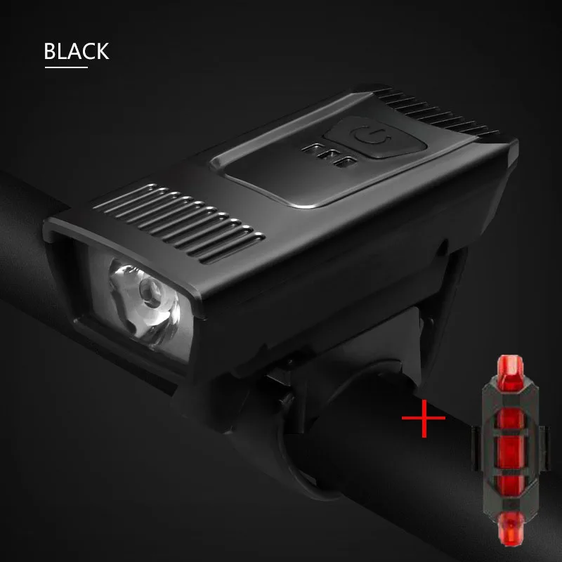 MTB Bicycle Headlight USB Rechargeable LED Waterproof Super Bright Zoom Headlight MTB Bike Led Light - Цвет: B1