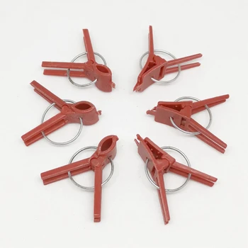 

2 types 50pcs/pack Reusable Plastic Grafting Clips Garden Vegetable Flower Vine Bushes Plants Protective Support Clips