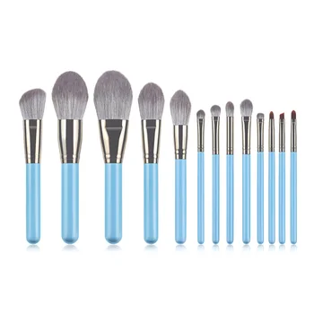 

13 Makeup Brush Set High-End Blue Powder Brush Blush Brush Eyeshadow Brush New Style Beauty Tool