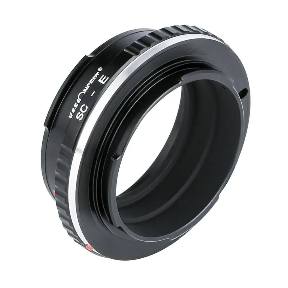Concept-sc e Mount Lens Adapter Nikon s Mount Contax rf Lens para Sony Nex e Mount Câmera Alpha A6300 A7r2 A3000 A7r3 A7r k & f - Image 2