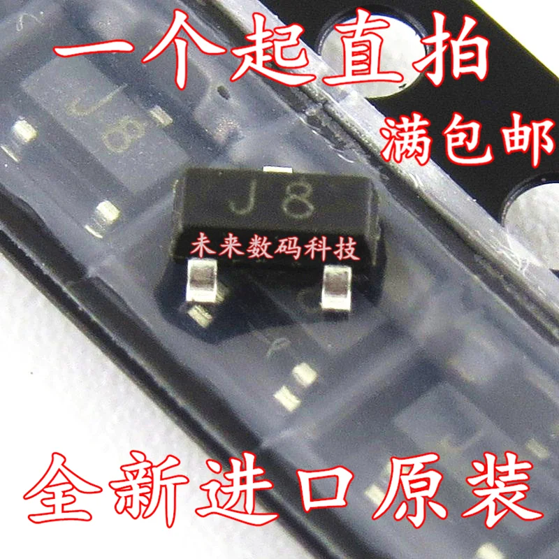 10 шт./лот S9018 J8 SOT23 0.05A/30V Высокое качество