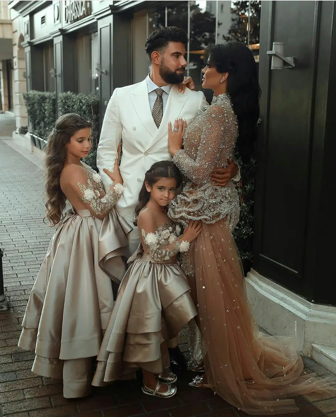 Little Kids Satin First Communion Dresses Glitz Ball Gown Pageant Dress Flower Girl Dresses For Weddings Banquet Back Dress