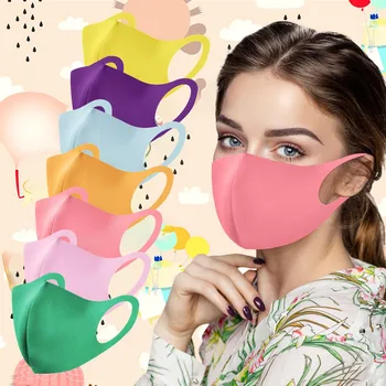 

7pc Adult's Reusable Washable Mask Air Purifying Ice Breathable Mouth Mask Safety Protective Reusable Mascarilla Oc6