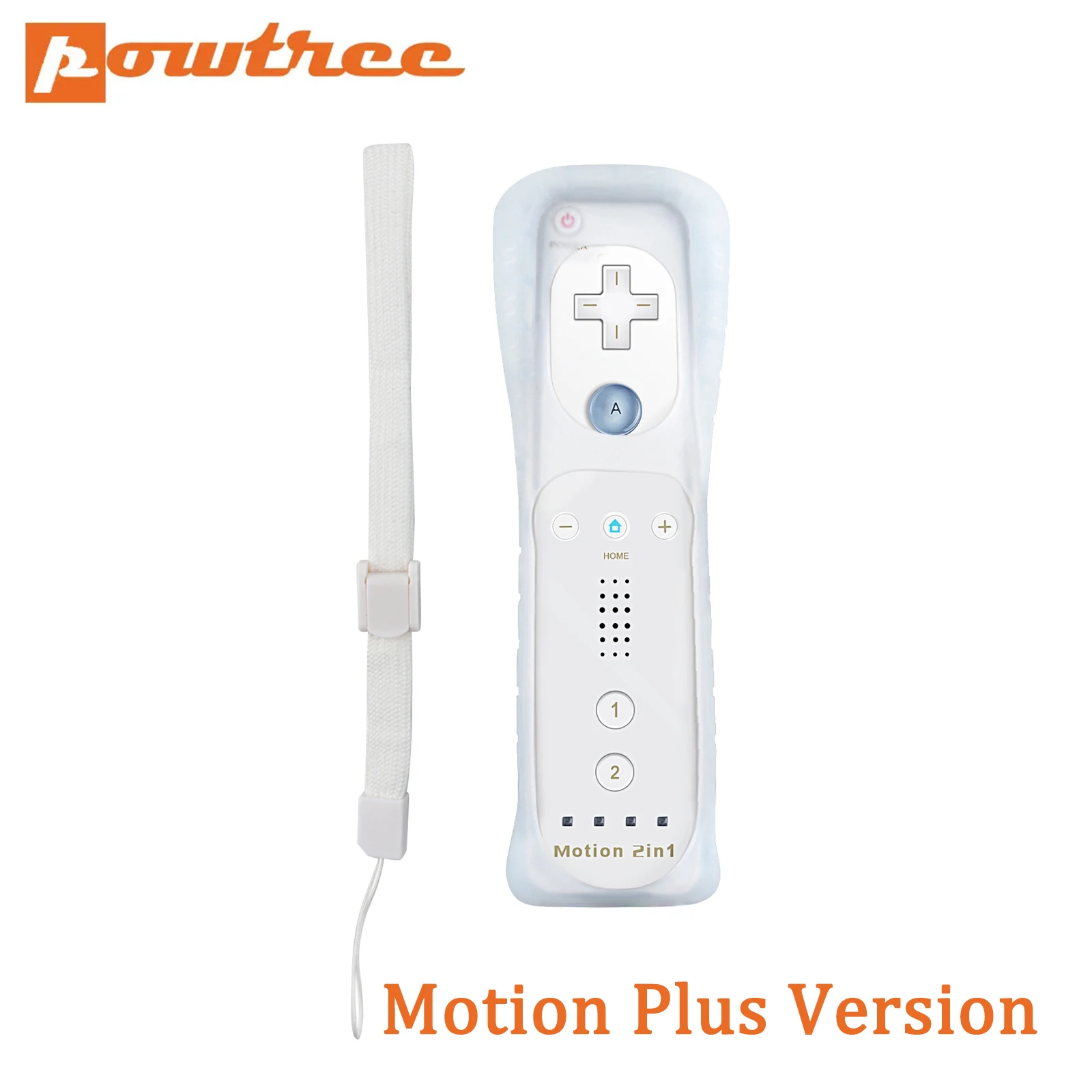 Wireless Gamepad For Nintend Wii Joystick 2 in 1 Joystick Joypad   Optional Motion with  rope protector 