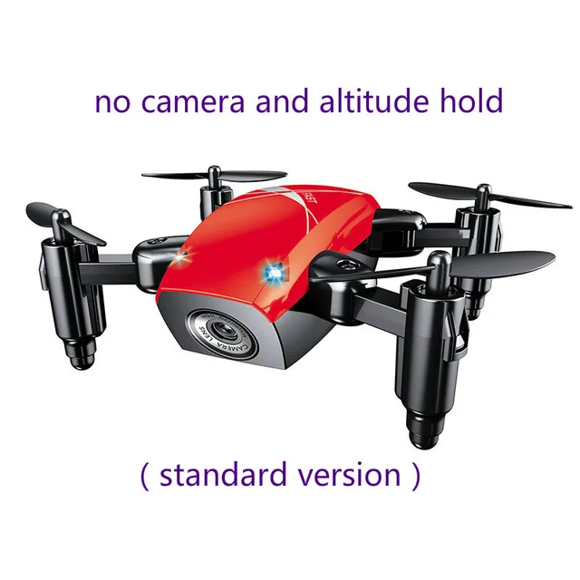 S9hw четырехосевой Дрон мини Дрон Микро Карманный Дрон Rc вертолет Квадрокоптер фиксированная высота 300000 Wifi в режиме реального времени Мобильная воздушная игрушка - Цвет: red1