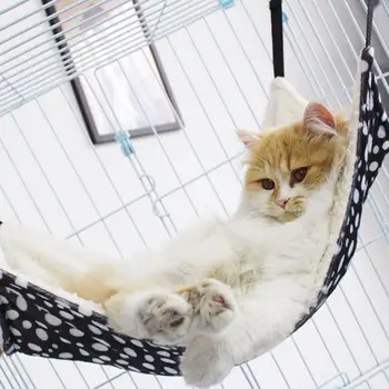 

Hanging Cat Hammock Pet Supplies Cat Sleeping Bag Breathable Cage Double Sided Available Hot Cat Bed Mat