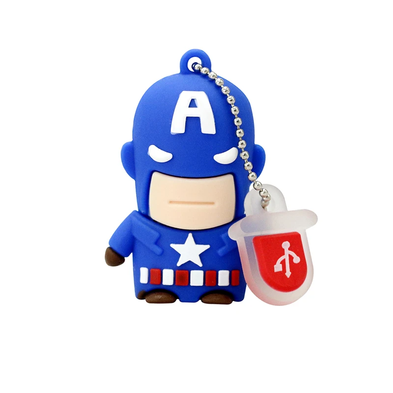 Флешка, Spider-man, Капитан Америка, супергерой, Железный человек, Супермен, Usb флешка, 128 ГБ, 256, 8, 16, 64, 32 ГБ, USB флеш-накопитель, usb2.0, подарок
