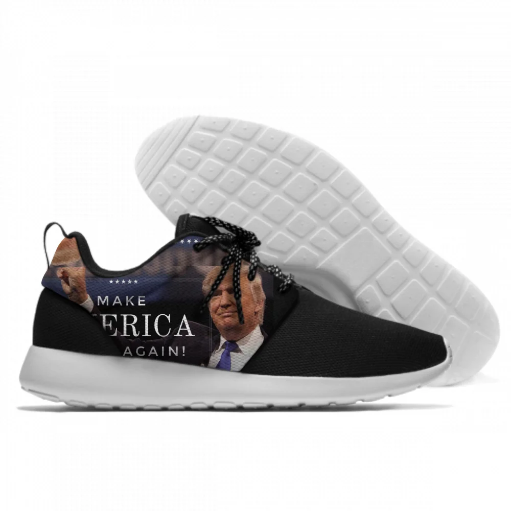 

2019 New Making America Causal Shoes Great Again Comfortable Donald Trump IDIOC Summer Light Weight Sneakers