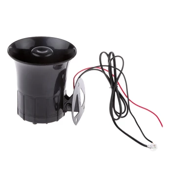 

12V 50W Car Warning Alarm Hooter Ambulance Loud Siren Horn Speaker with MIC