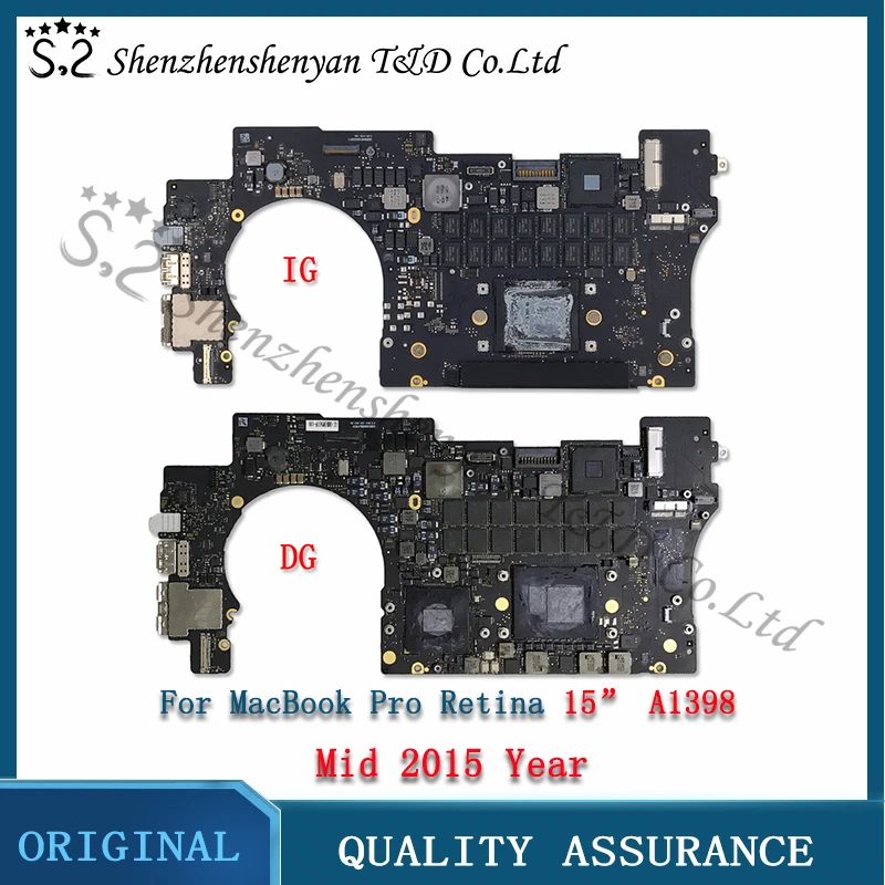 Оригинальная материнская плата A1398 2015 года 820-00163-04 для Macbook Pro Retina 15 &quotA1398