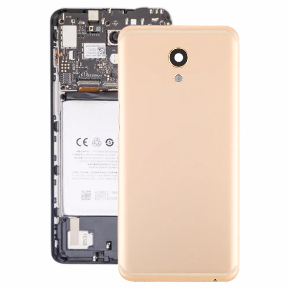 Задняя крышка батареи с объективом камеры для Meizu M6s M712H M712Q