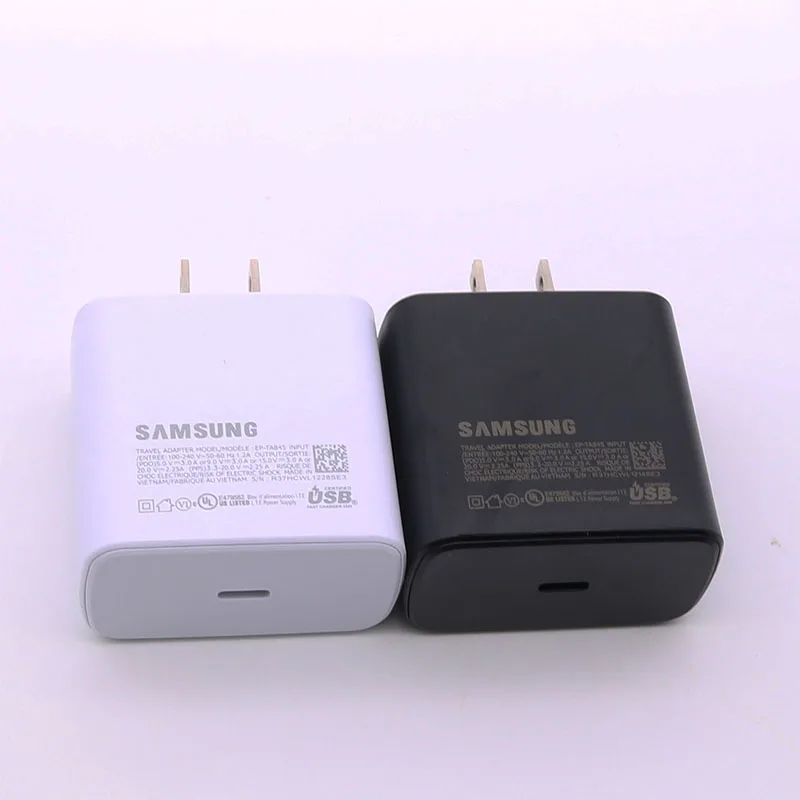 Samsung Original Charger 45W Super Fast Charging USB-C for Samsung Galaxy Note 10 Note10 Plus Note10+ S10 Type-C Power Adapter 65w charger