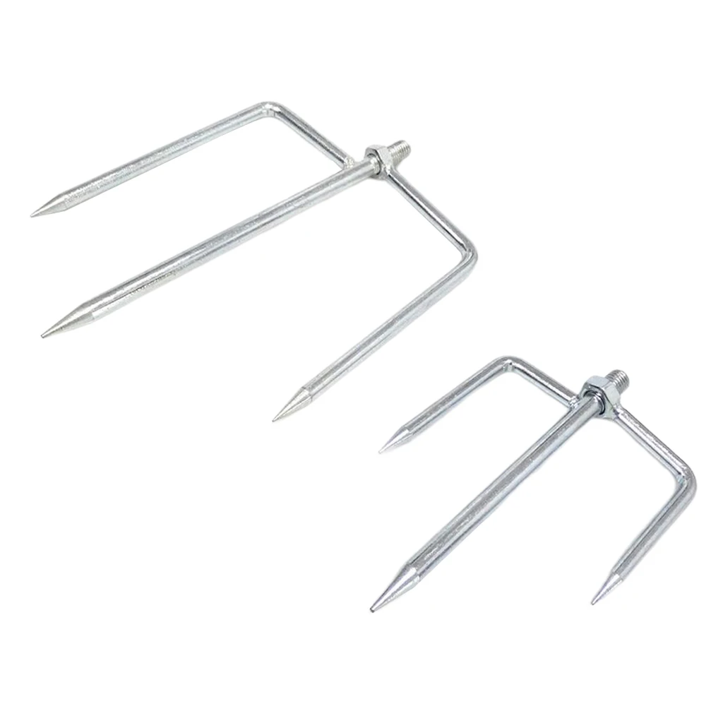 Detachable Umbrella Ground Spike Pole Garden Outdoor Beach Metal Universal Fishing Umbrella Ground Spike