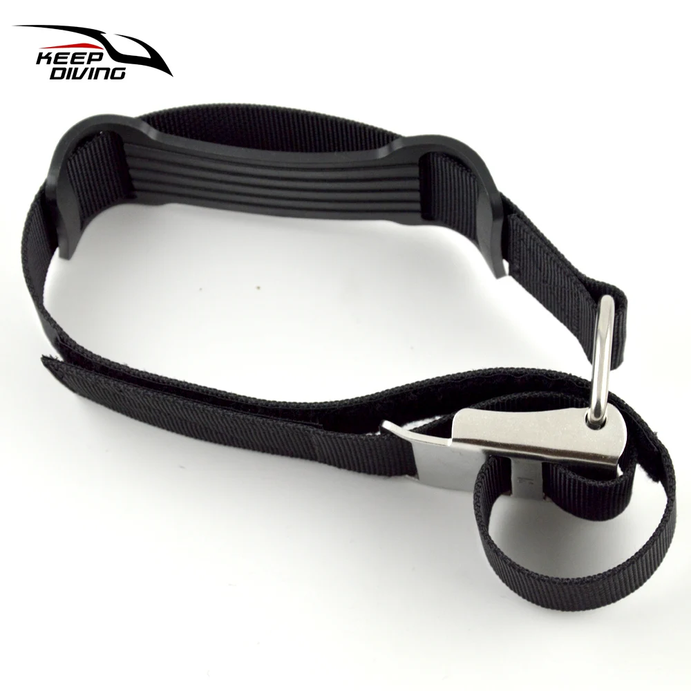 

Scuba Diving Tank Strap With SS316 Buckle for 12L-14L Cylinder with Non-slip Pad Jacket BCD Wing BCD Sidemount Backmount Donut