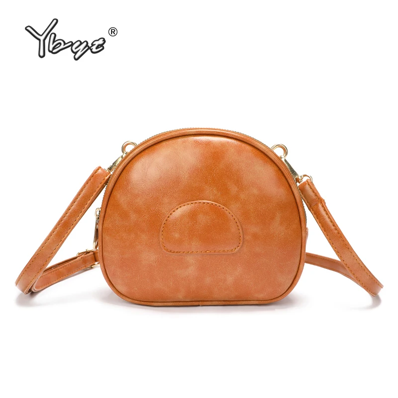 

YBYT new vintage crossbody bag for women 2019 oil wax leather handbag joker leisure female shoulder messenger bag bolsas feminia