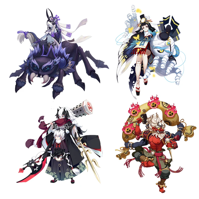 Three Ratels CYX6 популярная игра ONMYOUJI наклейка с изображением призрака Автомобильная