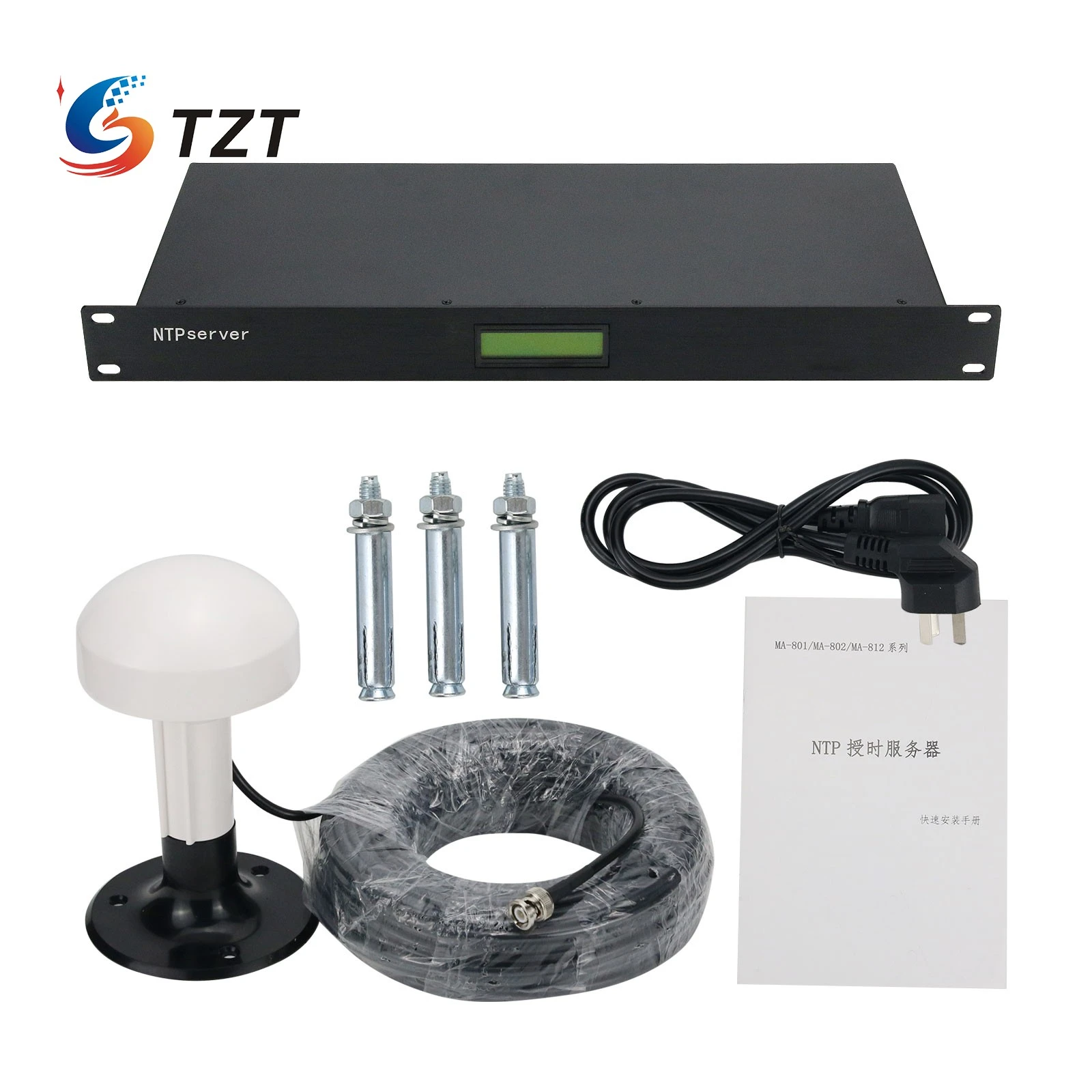 Tzt Ma802/g Network Timer Server Ntp Timer Server With 30m Antenna