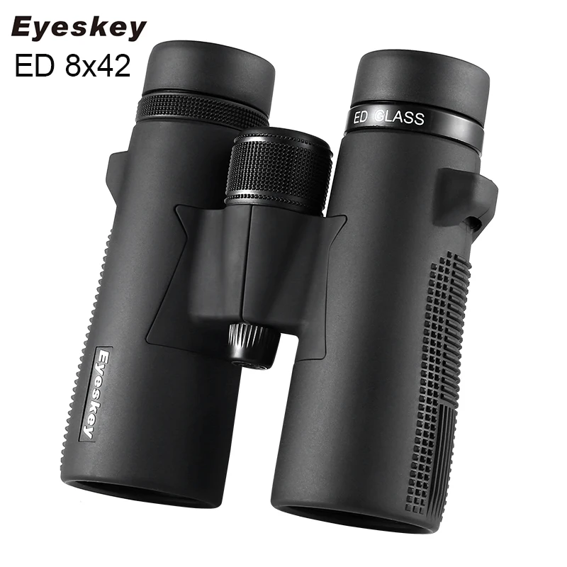 Бинокль высокой четкости Eyeskey 8x42 линзы ED охотничьи прицелы для кемпинга