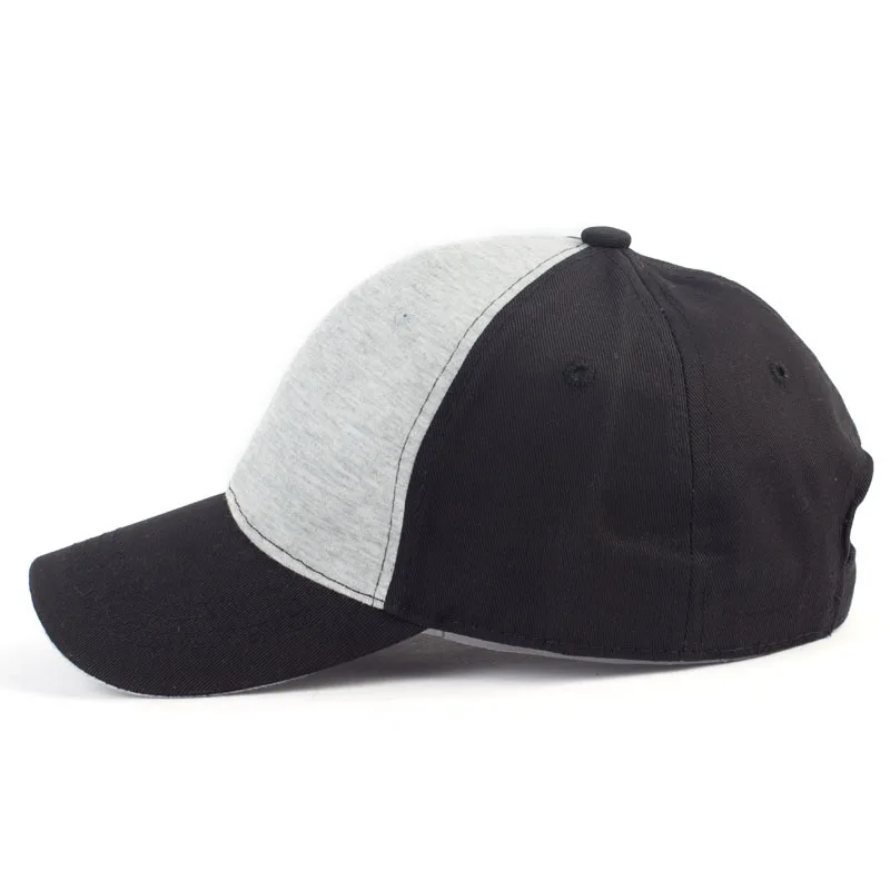 Women's Casual Baseball Cap Black Grey Snapback Cap for Men and Women Solid Color Bone Hat Gorros Mujer Invierno BP051