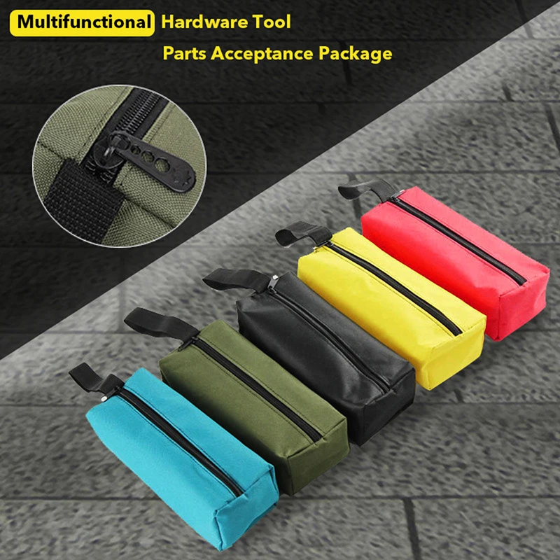 Canvas Waterproof Storage Hand Tool Bag Screws Nails Drill Bit Metal Parts Fishing Travel Makeup Organizer Pouch Case | Инструменты